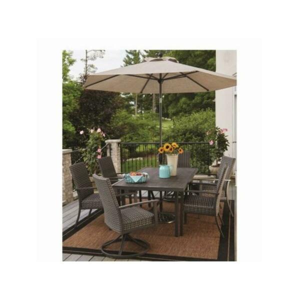 Patio Master Steel Plus Woven Fabric Nantucket Patio Dining Chair 258732